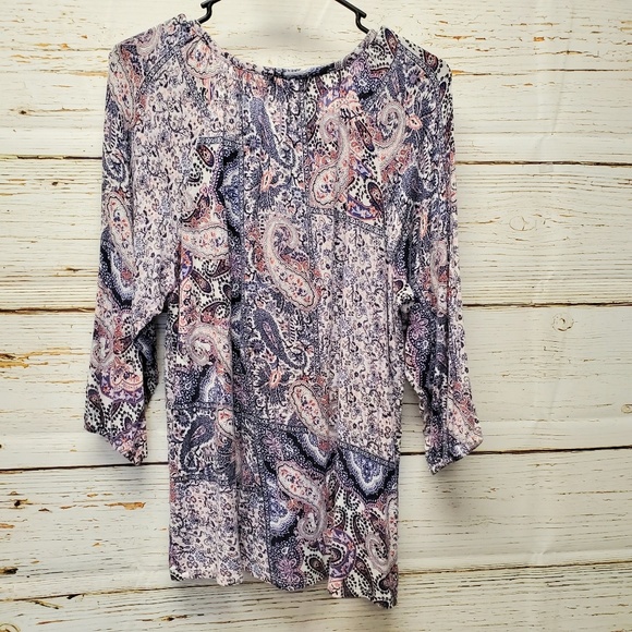 One World Paisley Print Tunic - Picture 5 of 5